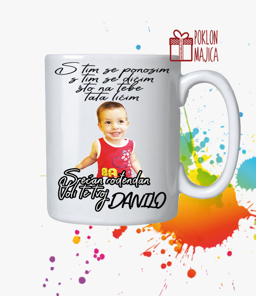 Poklon za rodjendan  deca/Solja sa slikom za decu/stim se ponosim stim se dicim sto na tebe tata licim.jpg